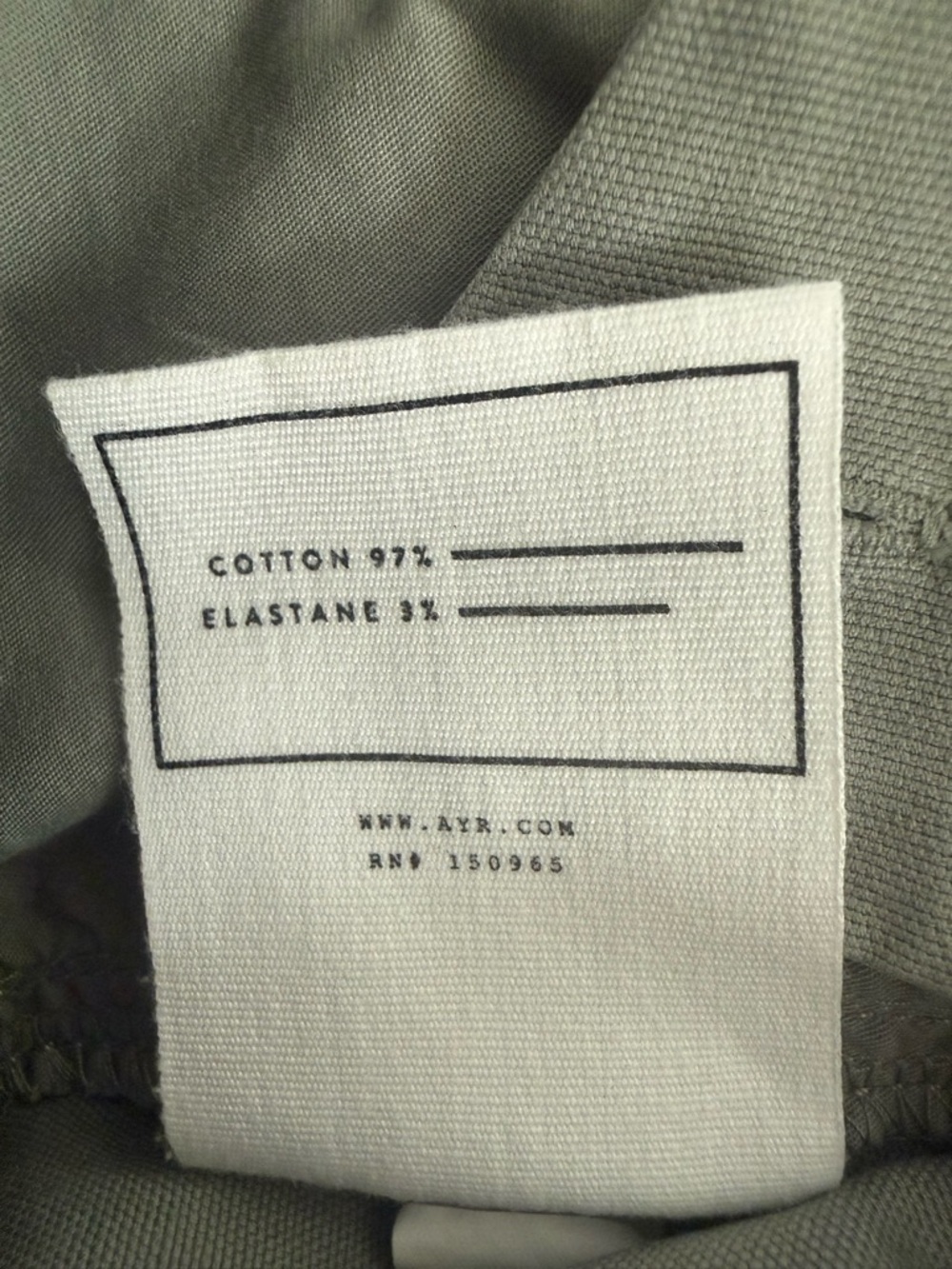 AYR The Bam Baby Barrel Cotton Cropped Ankle Pants Size 8 - Picture 8 of 11